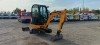  JCB 8018 - with 3 bucket